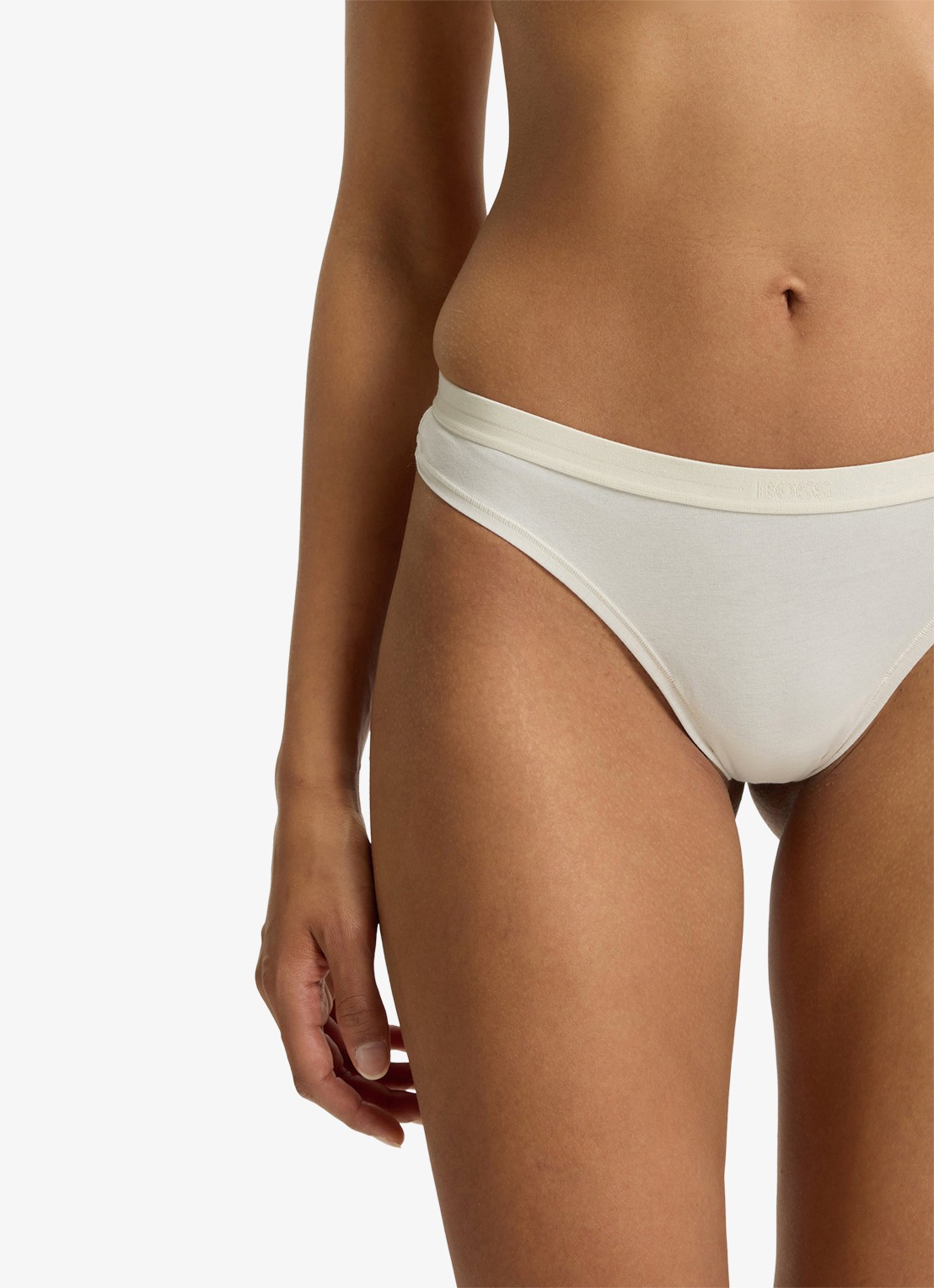 BOSS String met logo in 3-pack - detail 2 creme