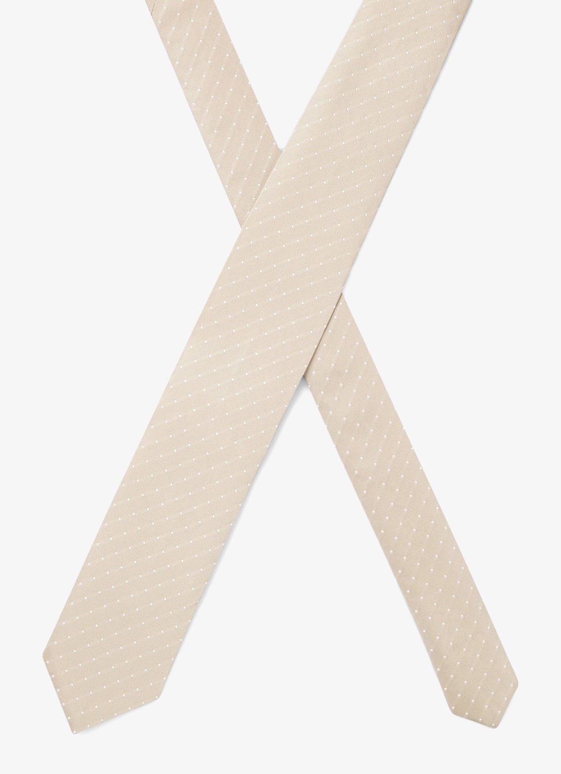 BOSS Stropdas van zijde  - detail 4 beige
