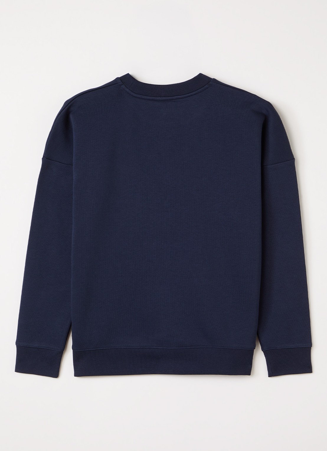 BOSS Sweater met logo - voorkant 2 donkerblauw