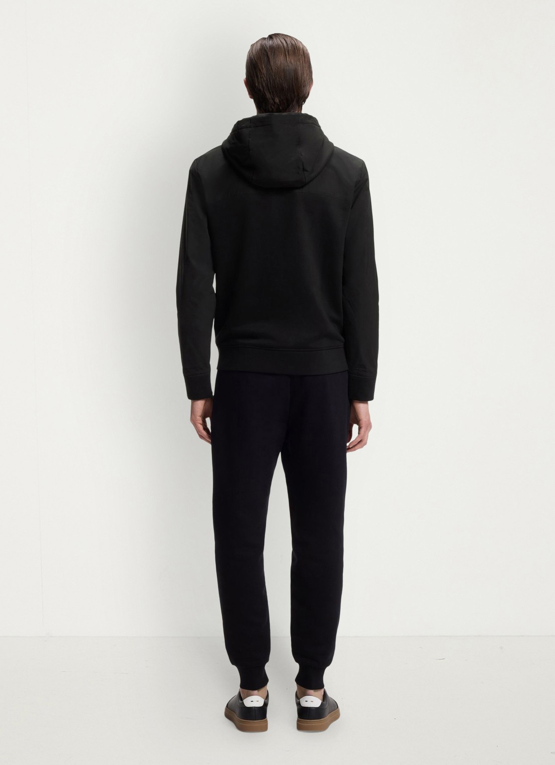 BOSS Sweatvest met capuchon - achterkant 3 zwart