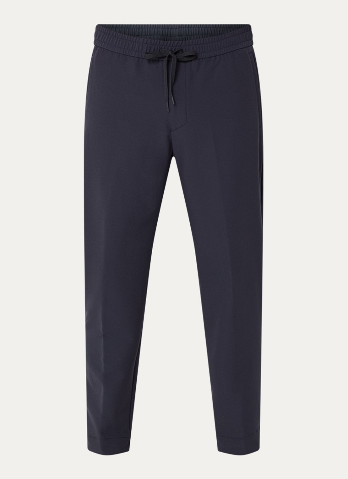 BOSS T_Flex tapered fit joggingbroek met steekzakken - voorkant 4 donkerblauw