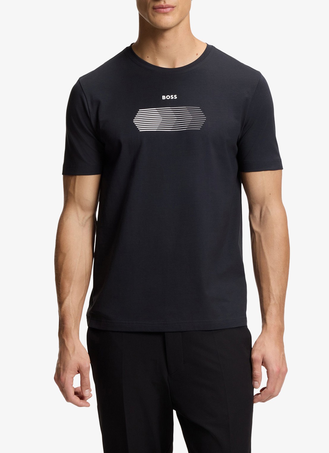 BOSS T-shirt met logo in 2-pack - detail 3 wit