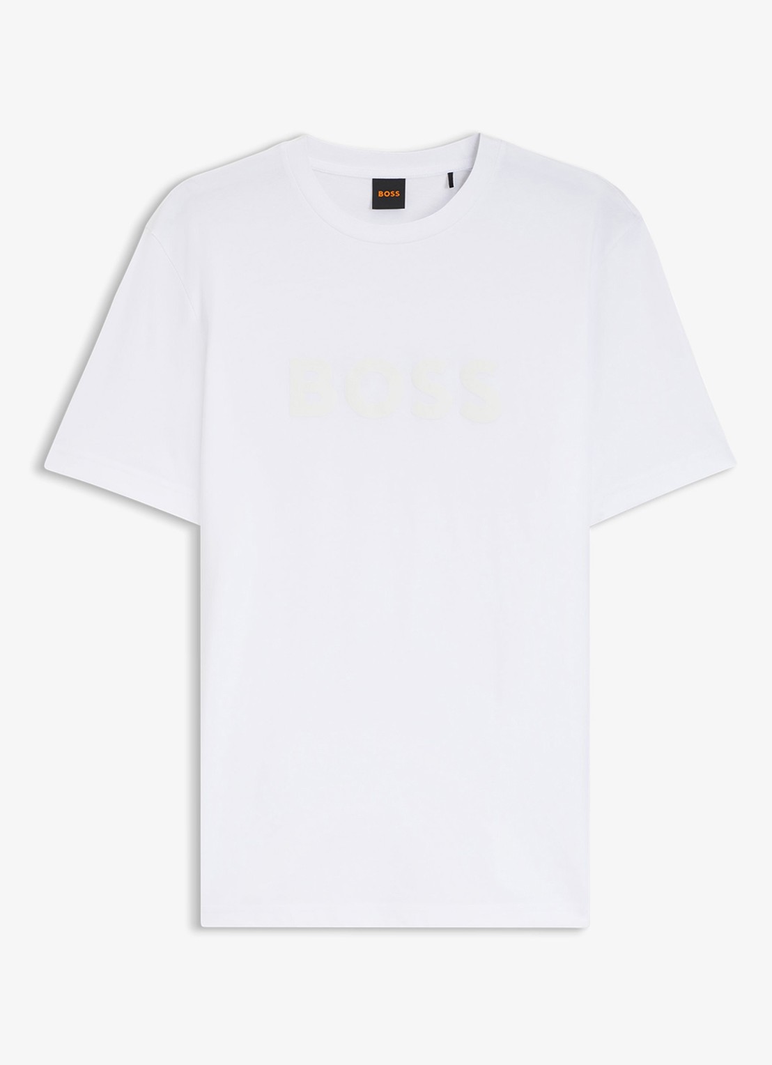 BOSS T-shirt met logo - voorkant wit
