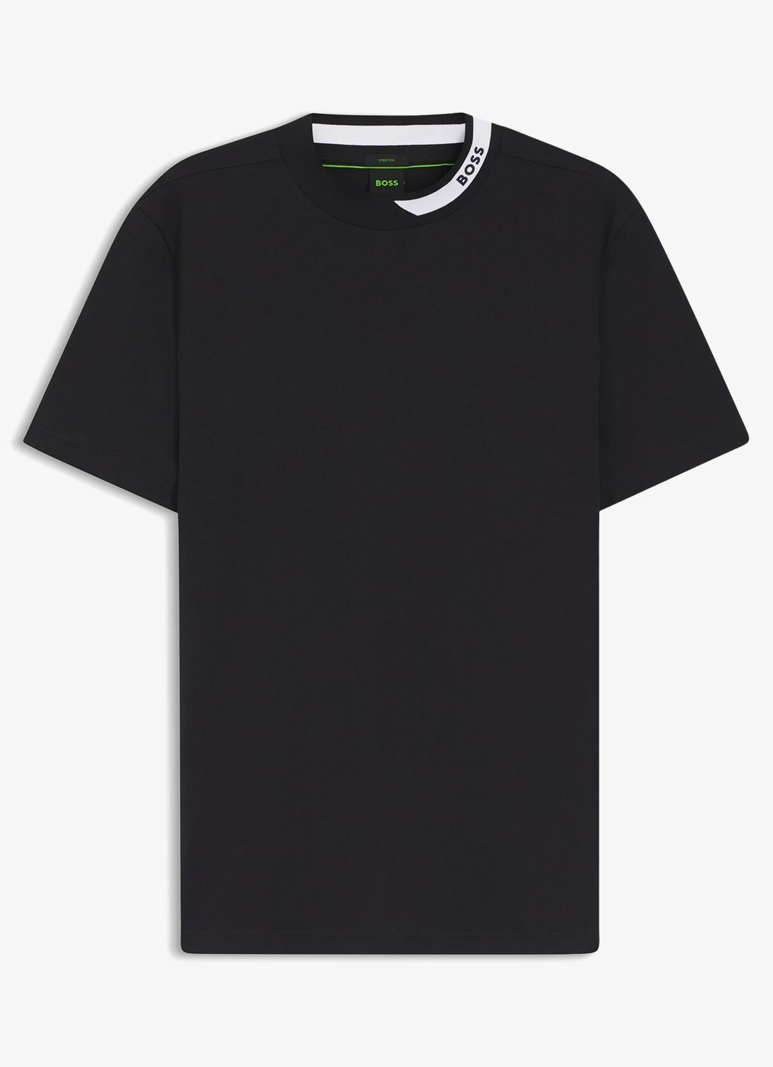 BOSS T-shirt met logo - voorkant donkerblauw