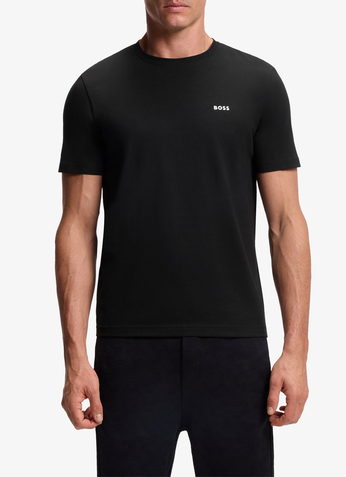 BOSS T-shirt met logoprint in 2-pack - detail 2 wit