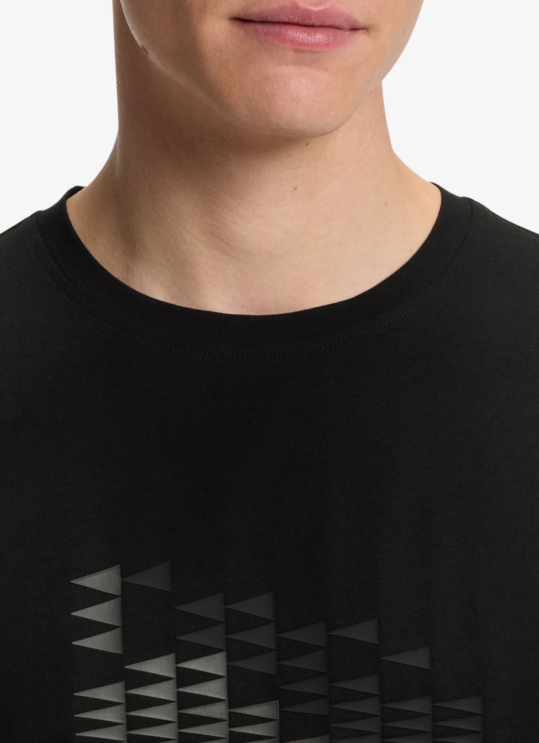 BOSS T-shirt met logoprint - detail 5 zwart