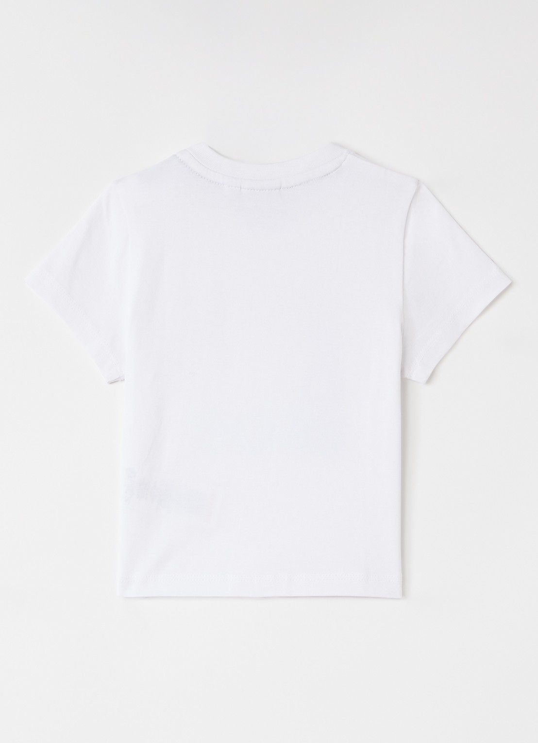 BOSS T-shirt met logoprint - voorkant 2 wit