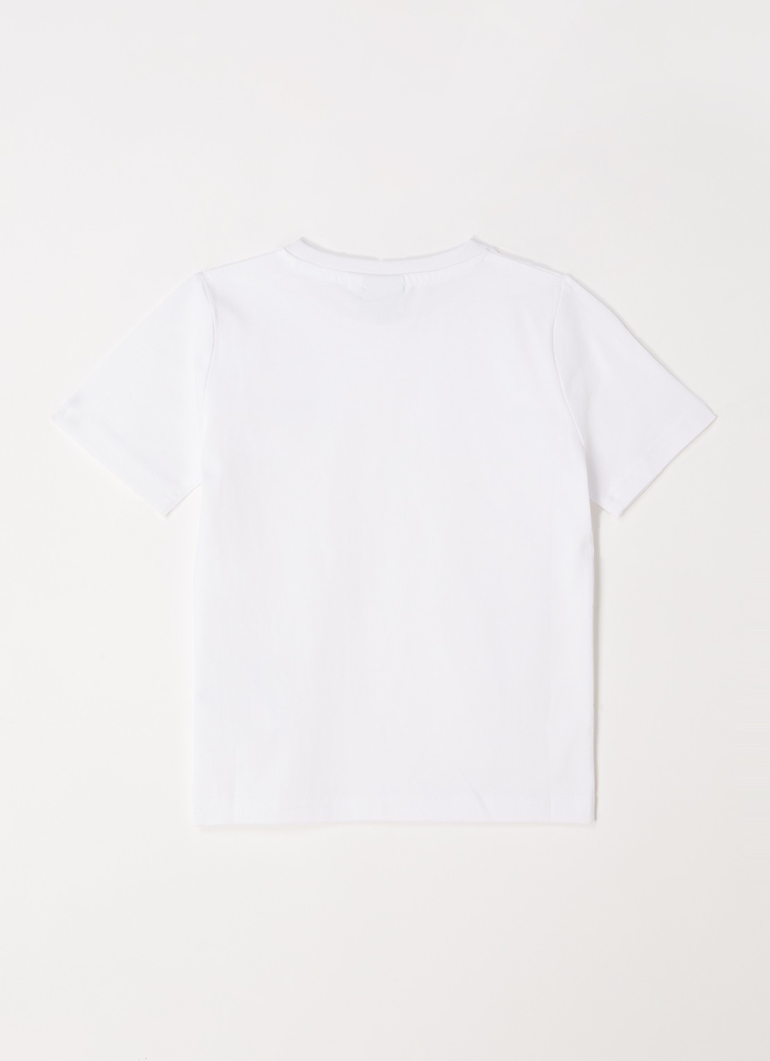 BOSS T-shirt met logoprint - voorkant 2 wit
