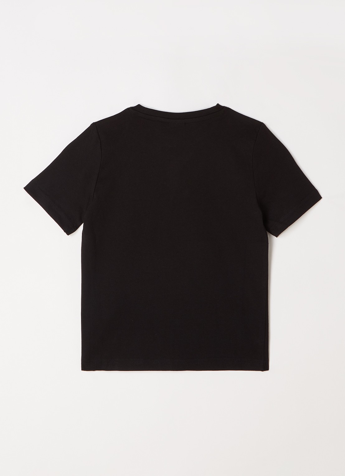 BOSS T-shirt met logoprint - voorkant 2 zwart