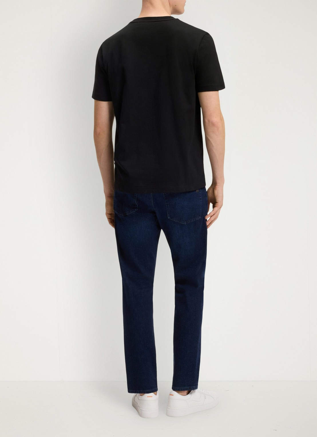 BOSS T-shirt met print  - achterkant 3 black-001 / zwart