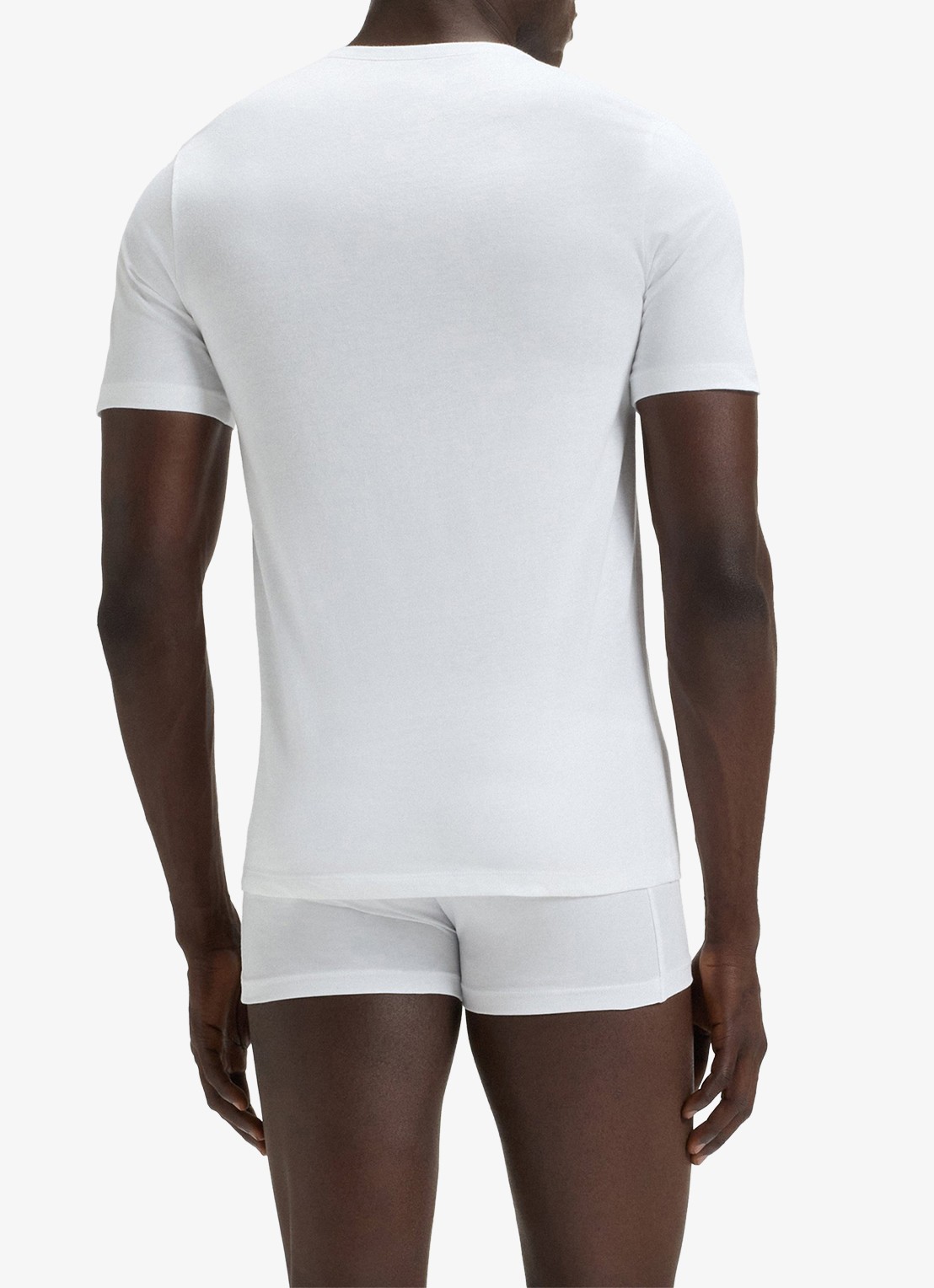 BOSS T-shirt met ronde hals in 3-pack - achterkant wit