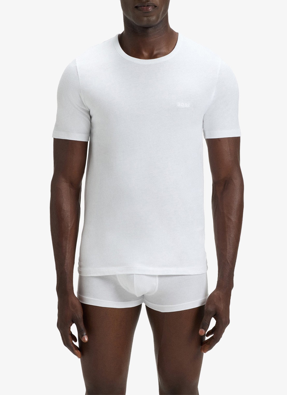 BOSS T-shirt met ronde hals in 3-pack - detail 3 wit