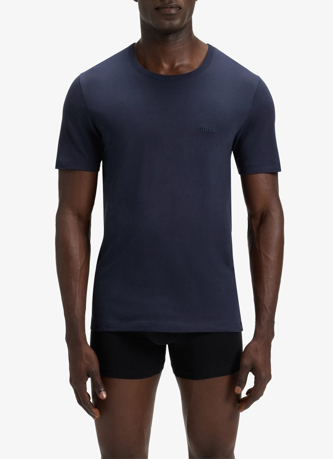 BOSS T-shirt met ronde hals in 3-pack - detail 4 donkergrijs