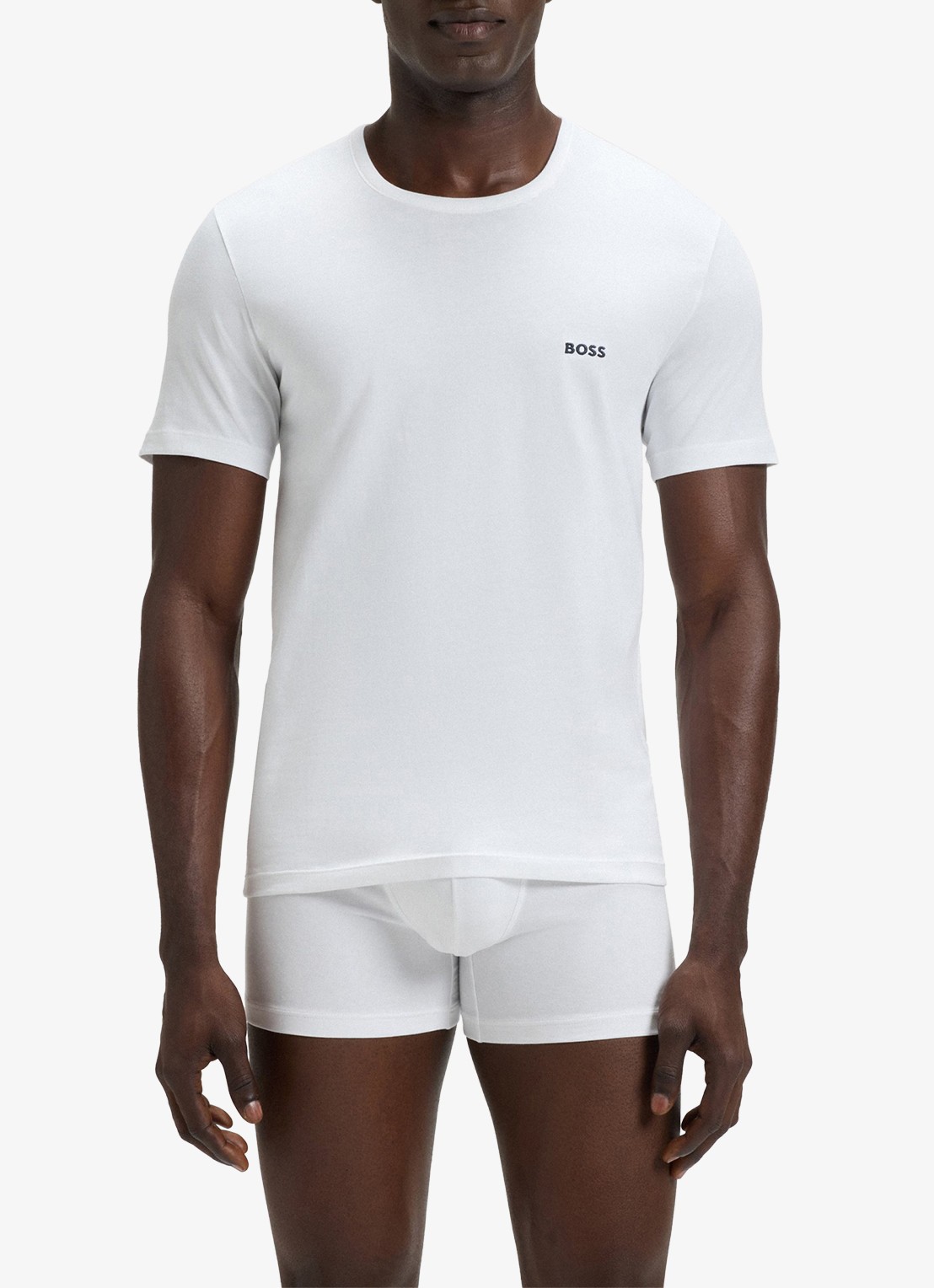 BOSS T-shirt met ronde hals in 3-pack - detail 2 donkerblauw