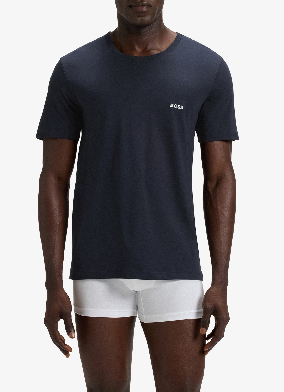 BOSS T-shirt met ronde hals in 3-pack - detail 4 donkerblauw