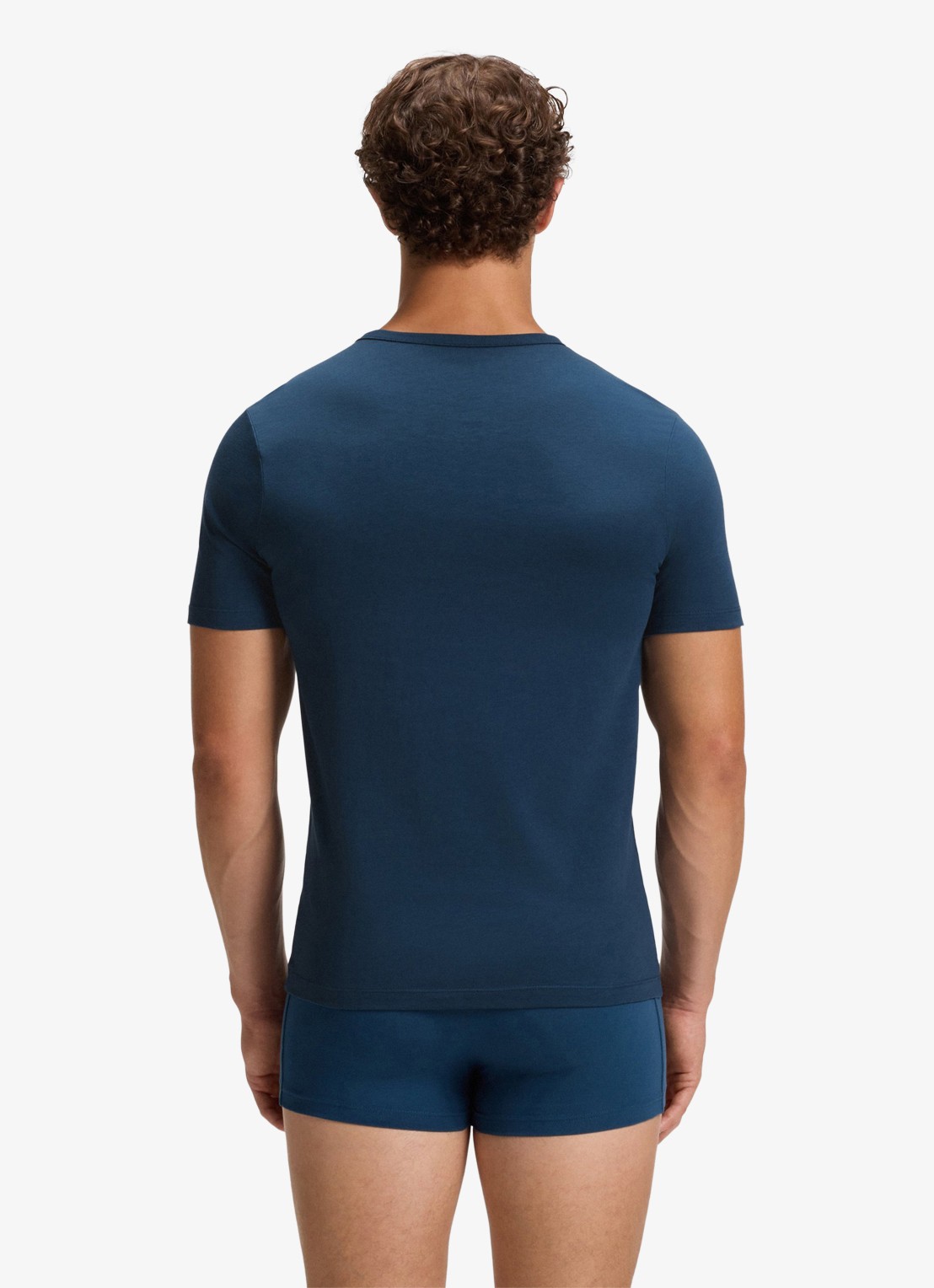 BOSS T-shirt van katoen in 3-pack - achterkant 5 zwart