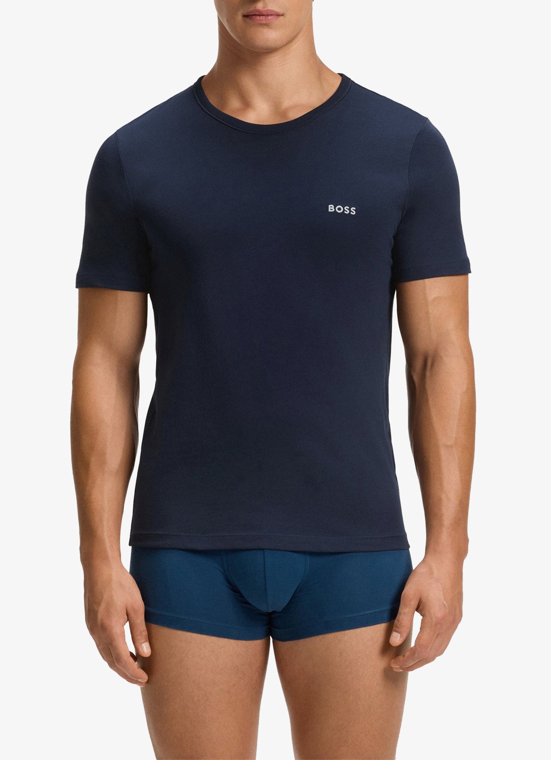BOSS T-shirt van katoen in 3-pack - detail zwart