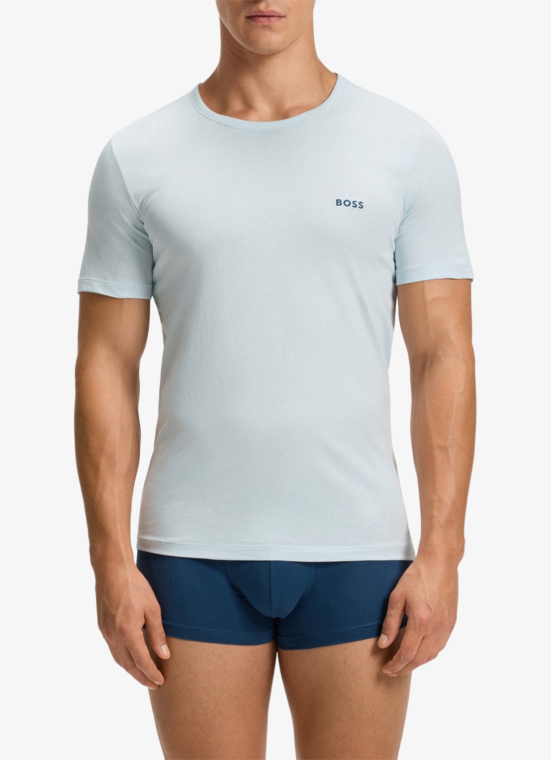 BOSS T-shirt van katoen in 3-pack - detail 2 zwart