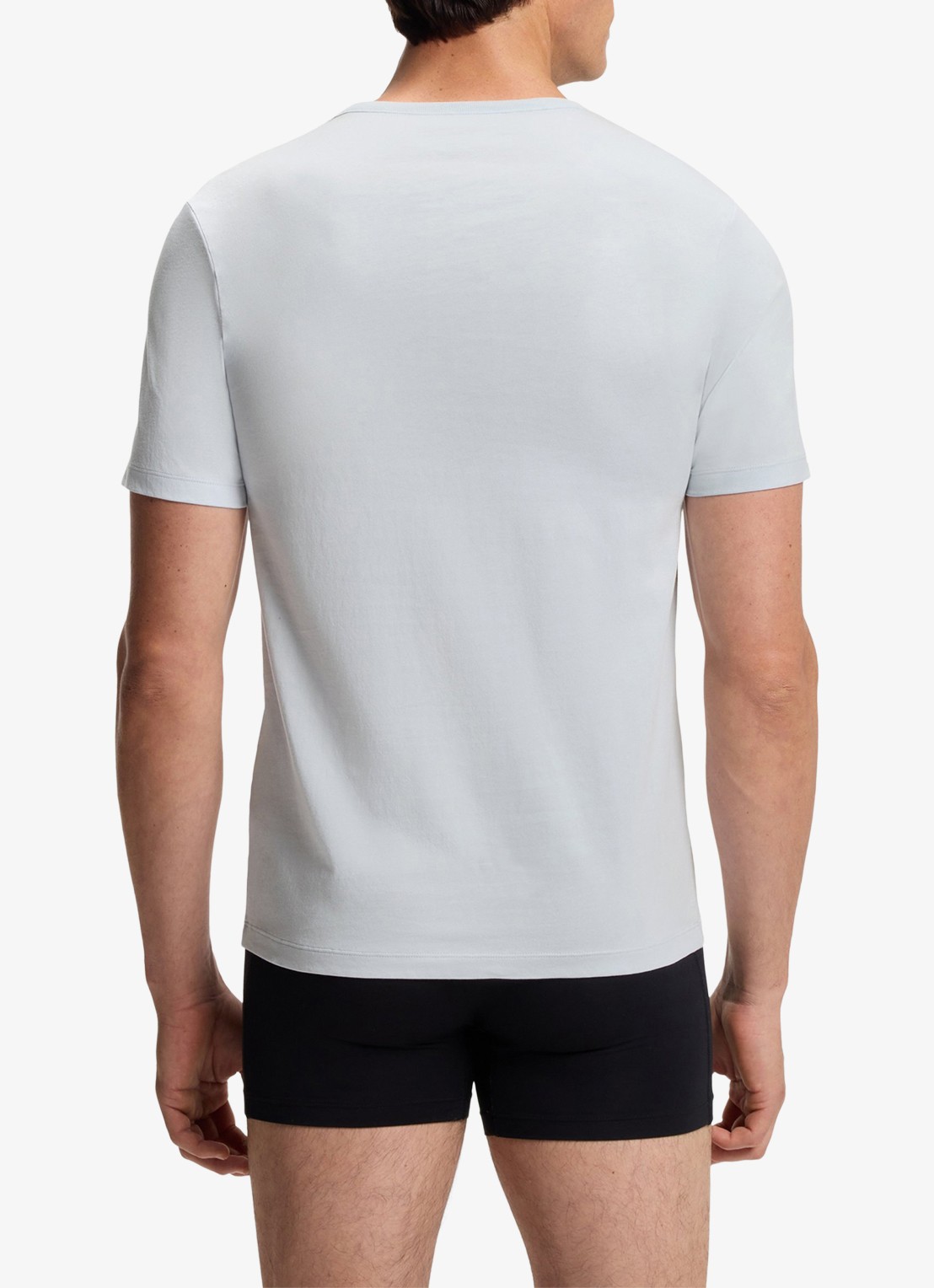 BOSS T-shirt van katoen in 3-pack - achterkant 5 donkerblauw