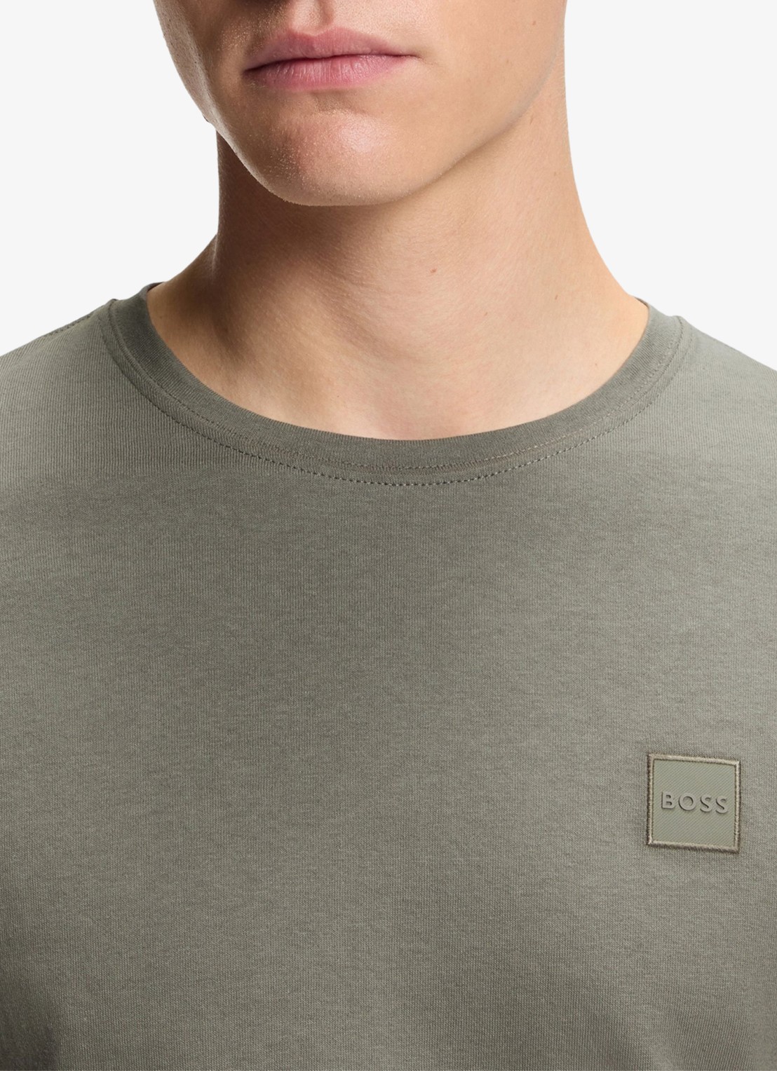 BOSS Tacks longsleeve met logo - detail 5 grijs