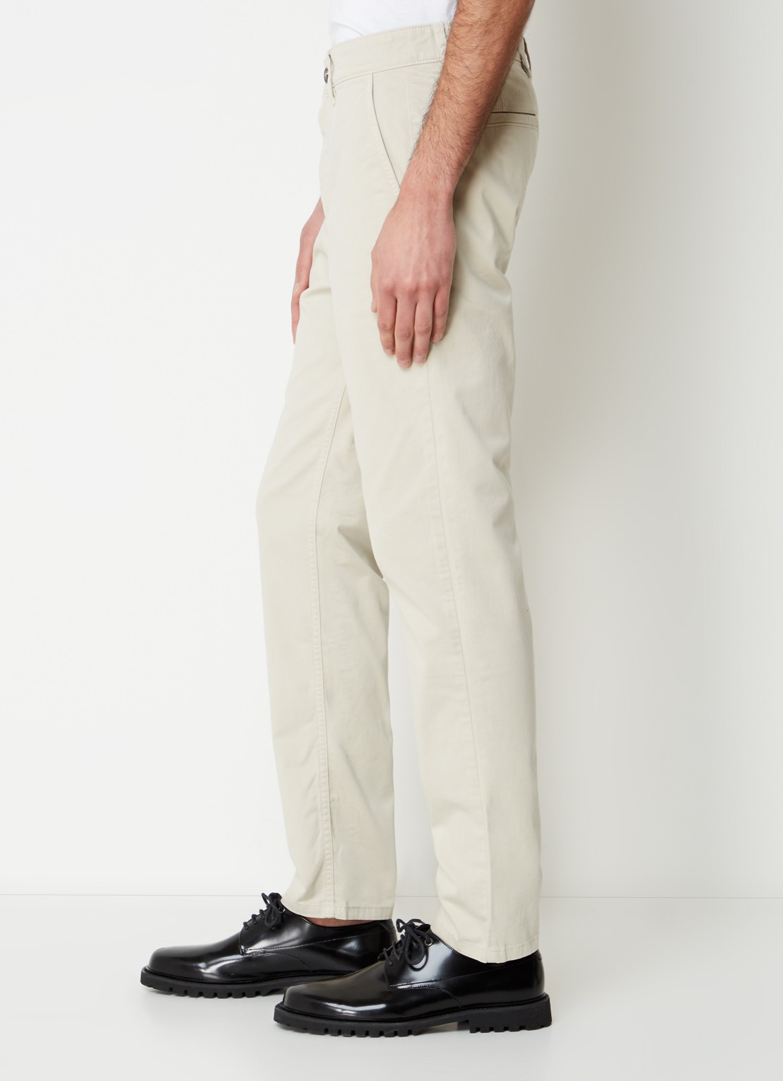 BOSS Tapered fit chino met steekzakken - detail 5 beige
