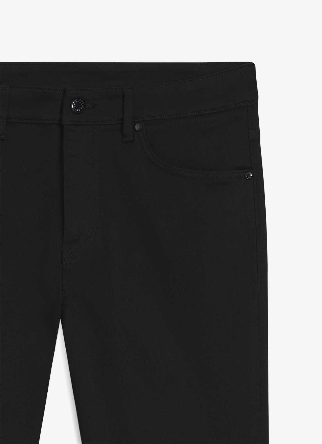 BOSS Tapered fit jeans met steekzakken - detail 4 zwart