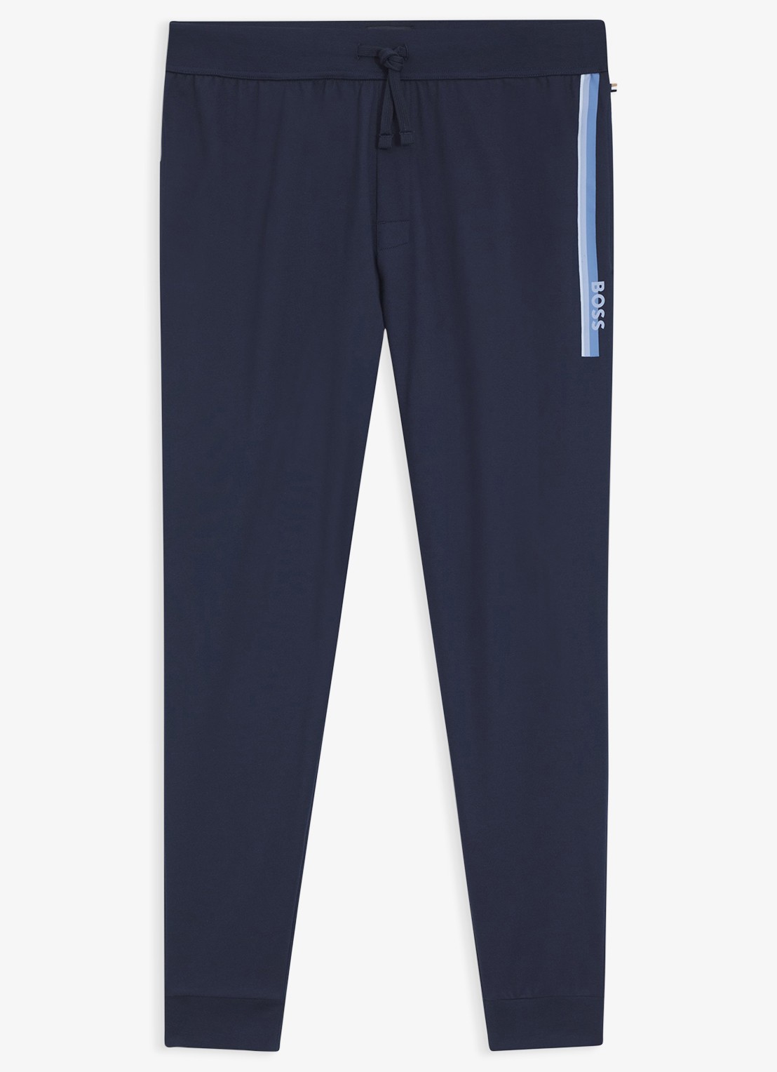 BOSS Tapered fit joggingbroek met logo  - voorkant 4 dark blue-403 / blauw