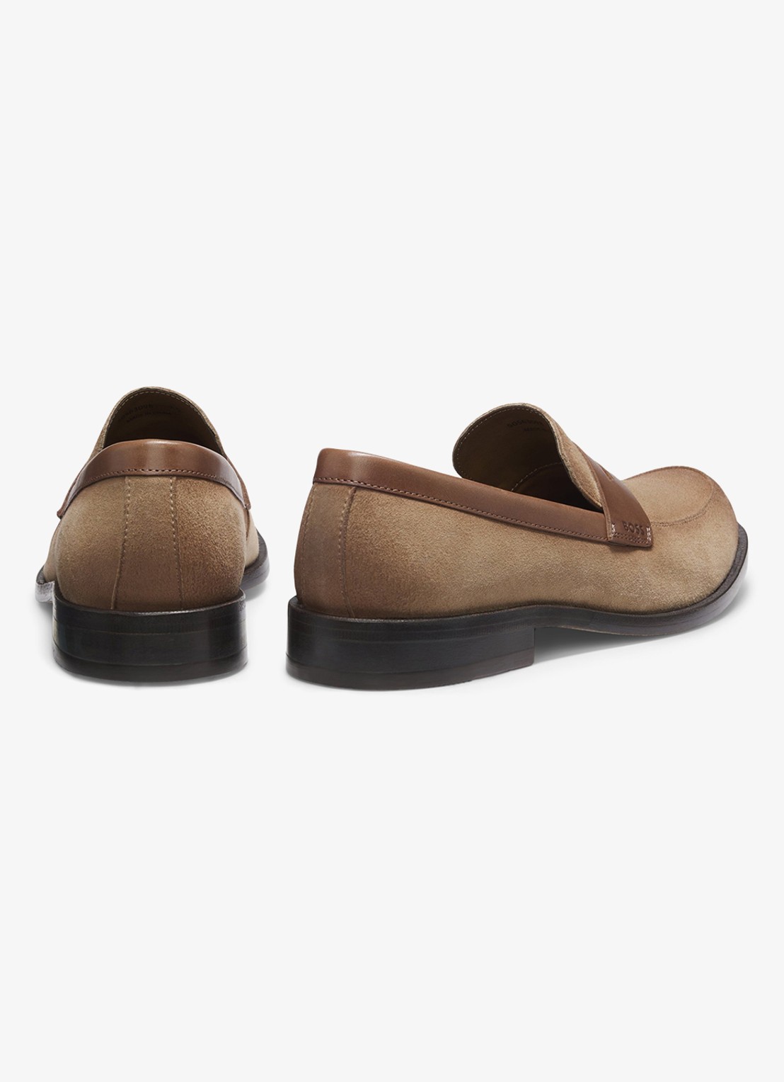 BOSS Tayil-L_Loaf_sdfslt loafers van suède - detail medium beige-265 / beige