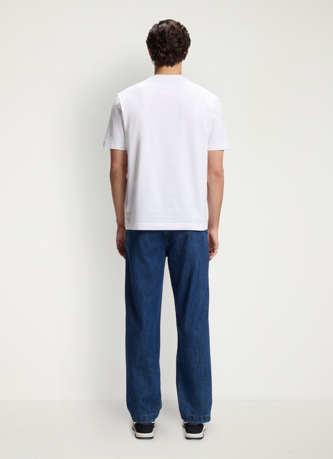 BOSS TChup T-shirt met logo - achterkant 3 white-100 / wit