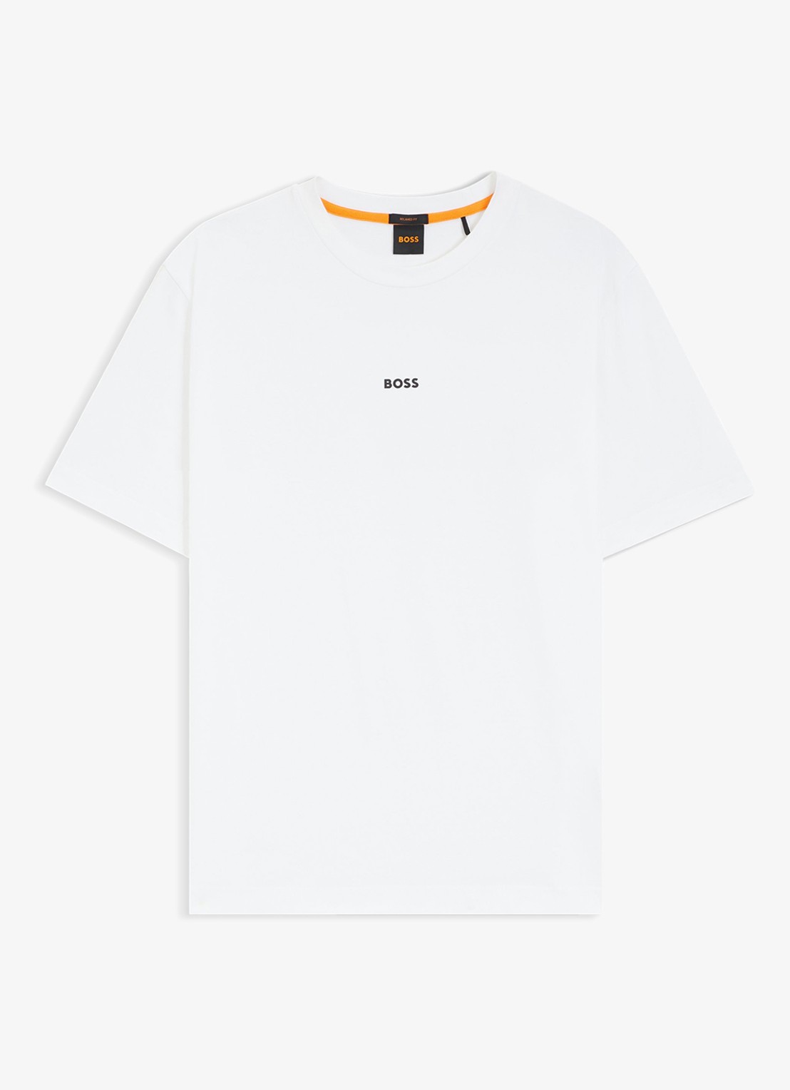 BOSS TChup T-shirt met logo - voorkant white-100 / wit