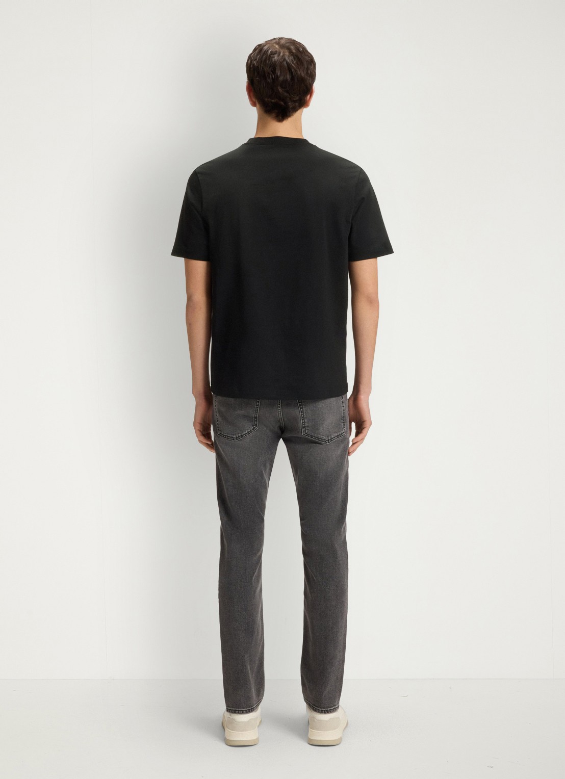 BOSS TChup T-shirt met logo - achterkant 3 black-001 / zwart