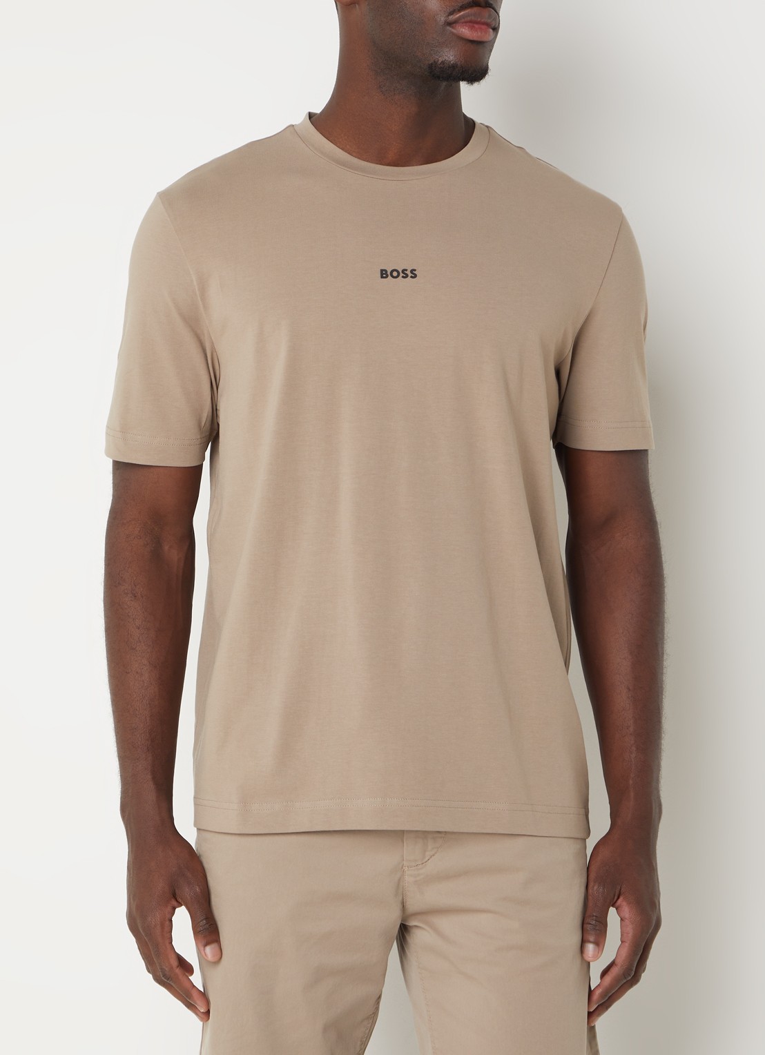 BOSS TChup T-shirt met logo - detail 4 open brown-246 / bruin