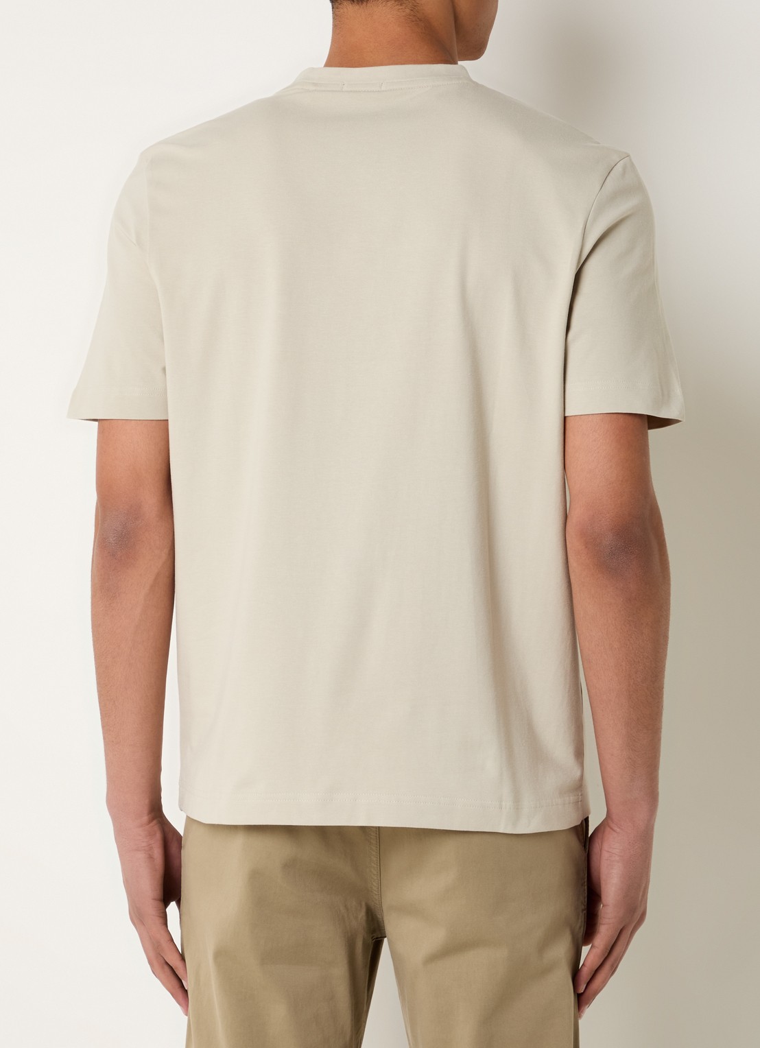 BOSS TChup T-shirt met logo - achterkant 2 light beige-271 / beige