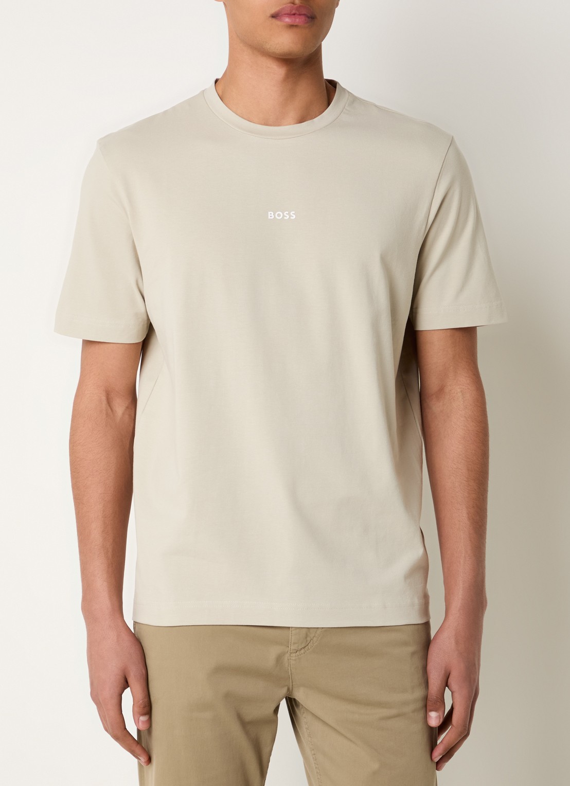 BOSS TChup T-shirt met logo - detail 8 light beige-271 / beige