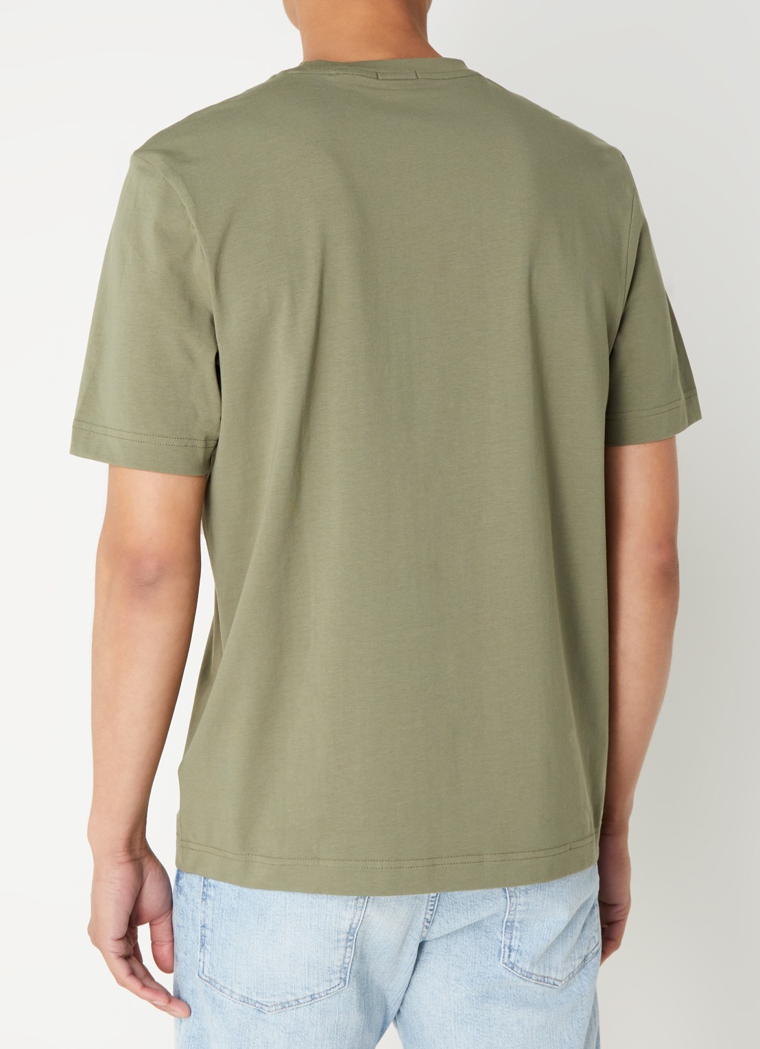 BOSS TChup T-shirt met logo - achterkant 4 open green-349 / groen