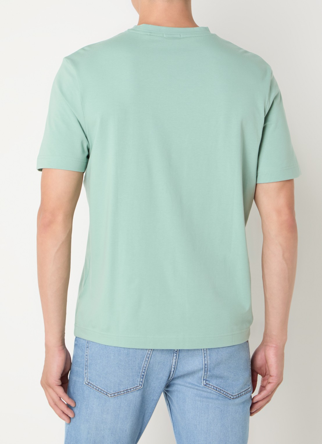 BOSS TChup T-shirt met logo - achterkant 3 light/pastel green-339 / groen