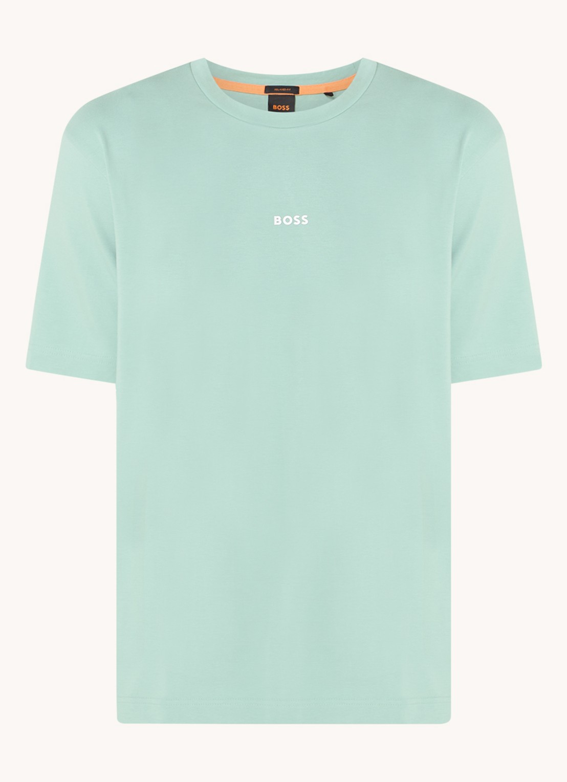 BOSS TChup T-shirt met logo - voorkant light/pastel green-339 / groen