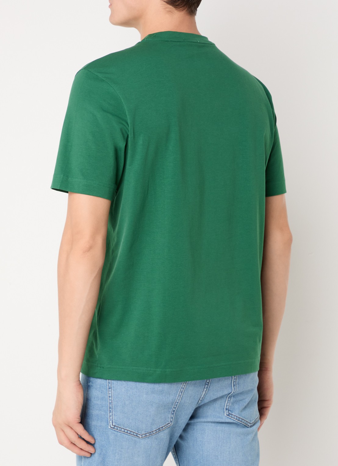 BOSS TChup T-shirt met logo - achterkant 4 open green-343 / groen