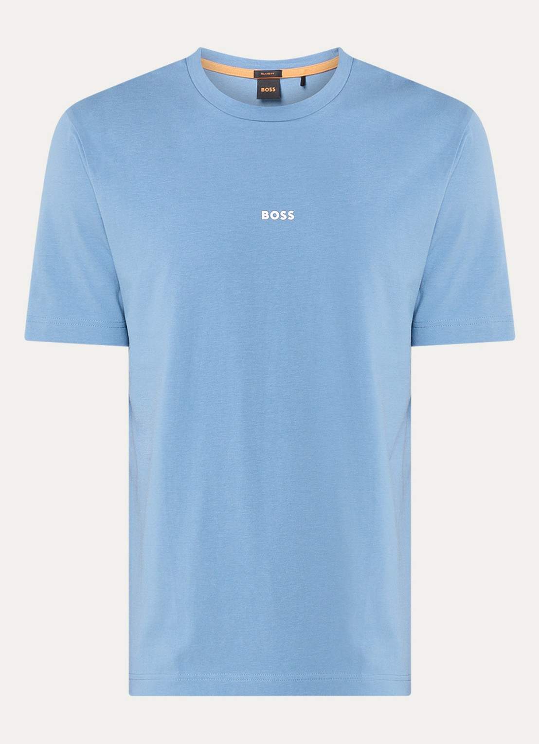 BOSS TChup T-shirt met logo - voorkant light/pastel blue-459 / blauw