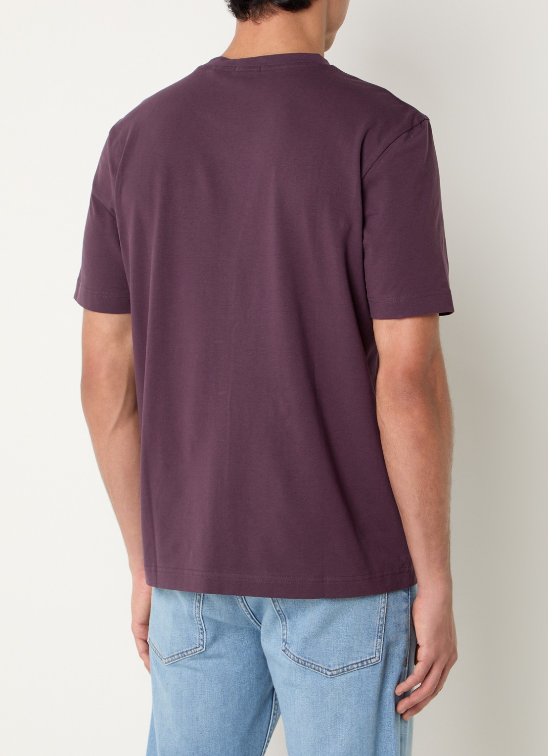 BOSS TChup T-shirt met logo - achterkant open purple-543 / paars