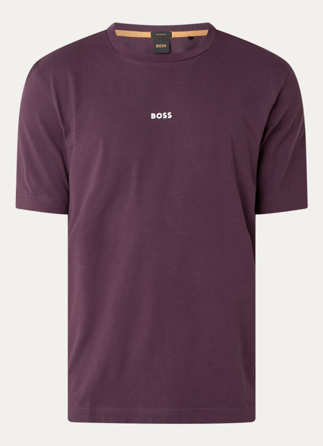 BOSS TChup T-shirt met logo - voorkant 2 open purple-543 / paars