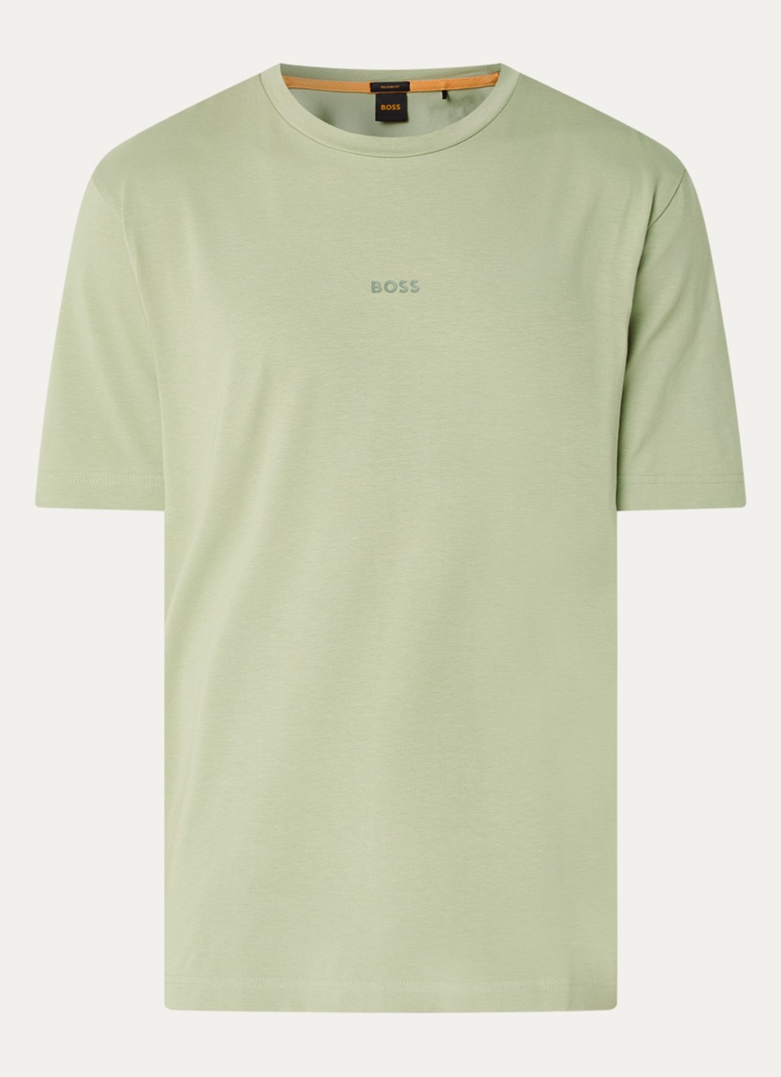 BOSS TChup T-shirt met logo - voorkant 3 open green-370 / groen