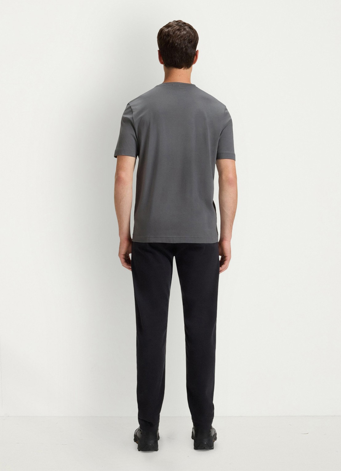BOSS TChup T-shirt met logo - achterkant 3 open grey-062 / grijs