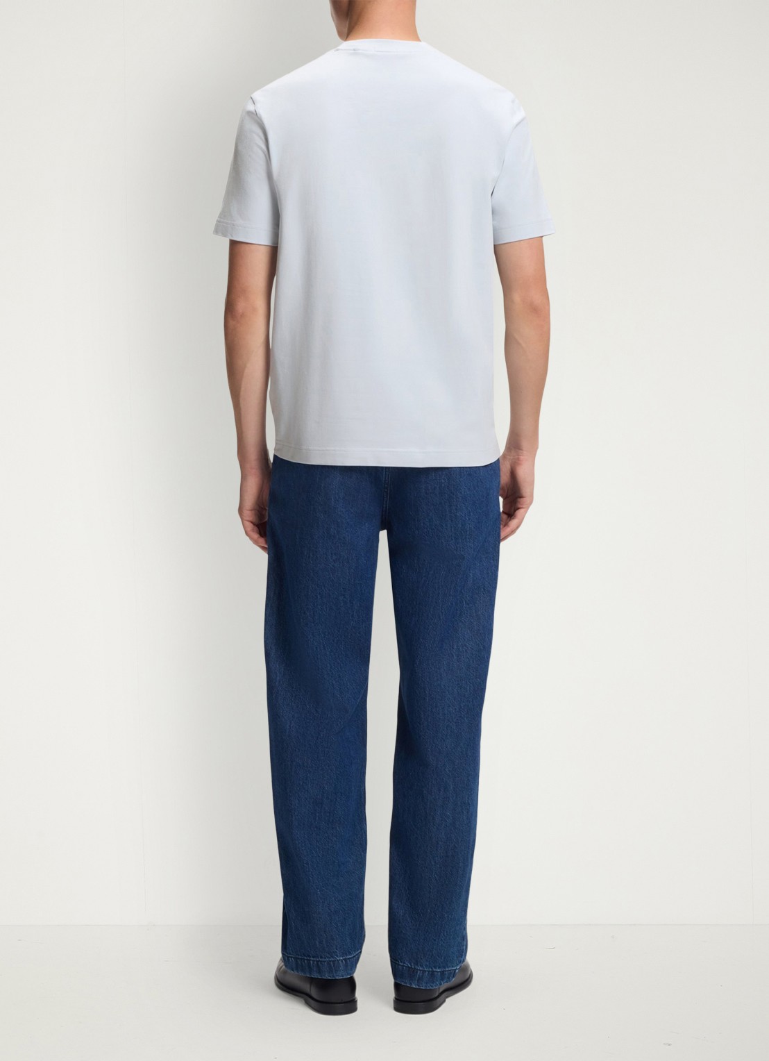 BOSS TChup T-shirt met logo - achterkant light/pastel grey-054 / grijs
