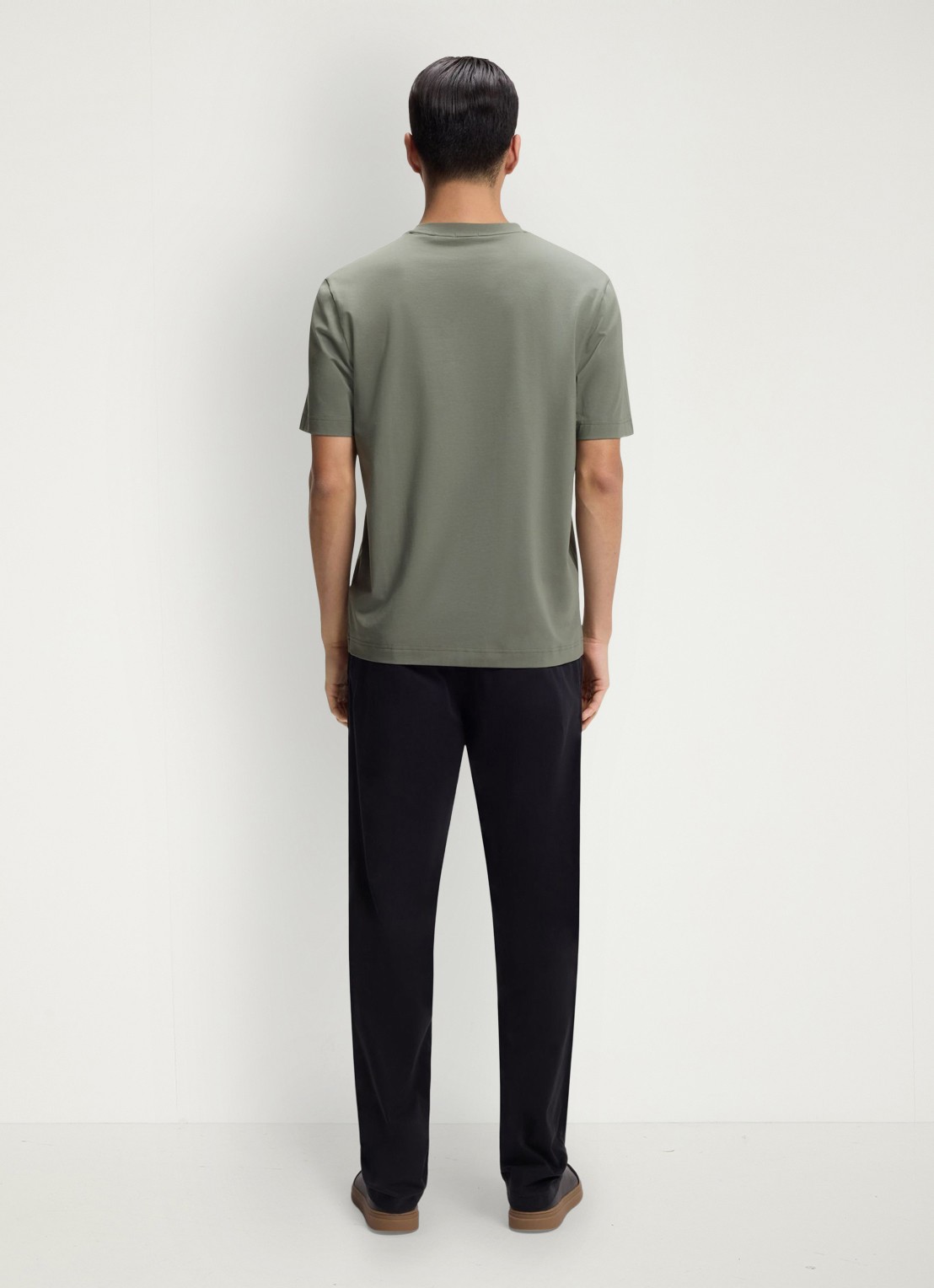 BOSS TChup T-shirt met logo - achterkant 3 open grey-077 / grijs