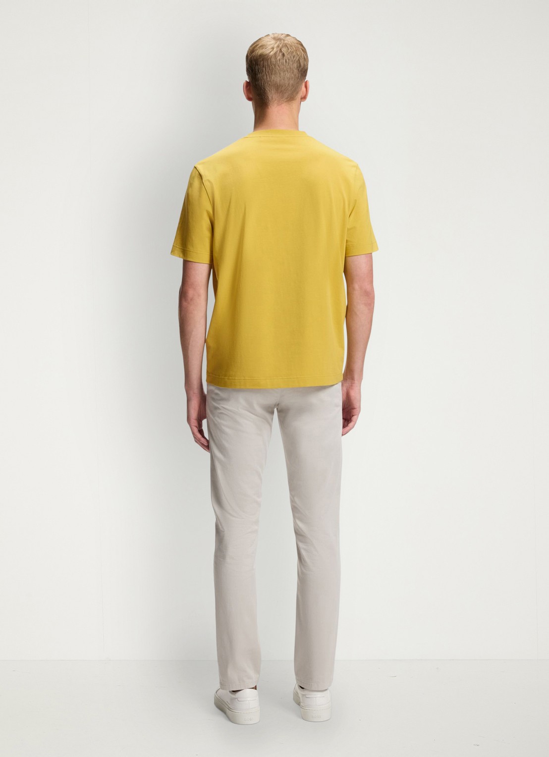 BOSS TChup T-shirt met logo - achterkant 3 medium yellow-721 / geel