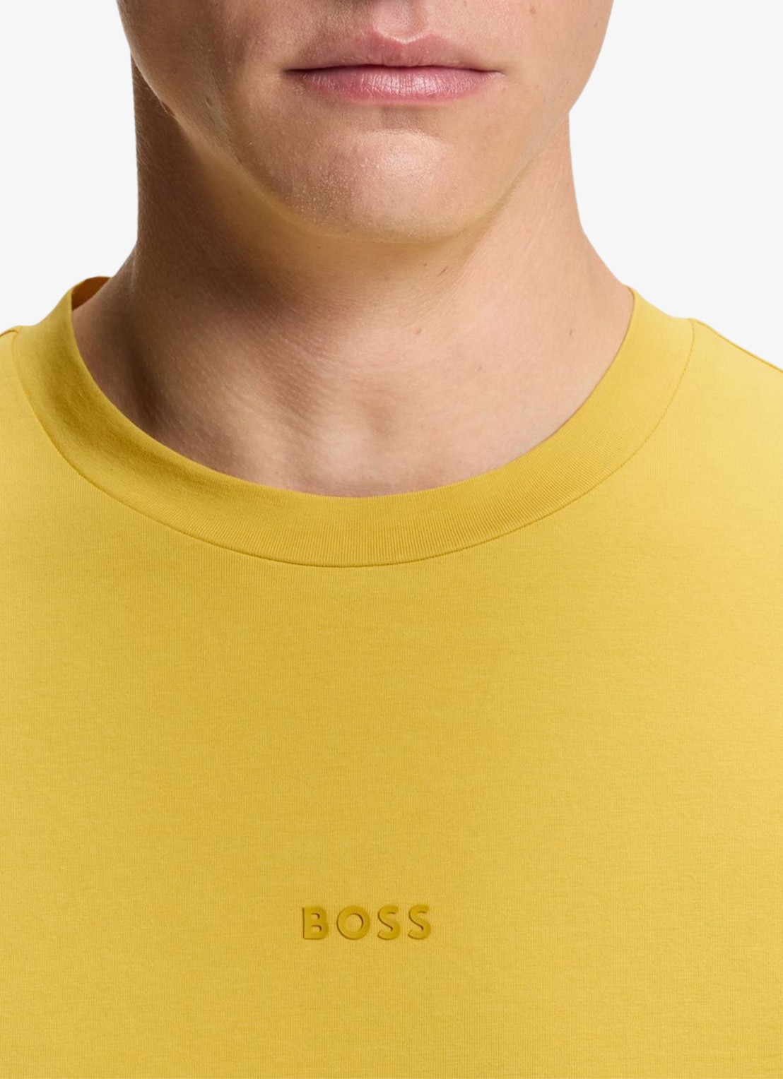 BOSS TChup T-shirt met logo - detail 5 medium yellow-721 / geel