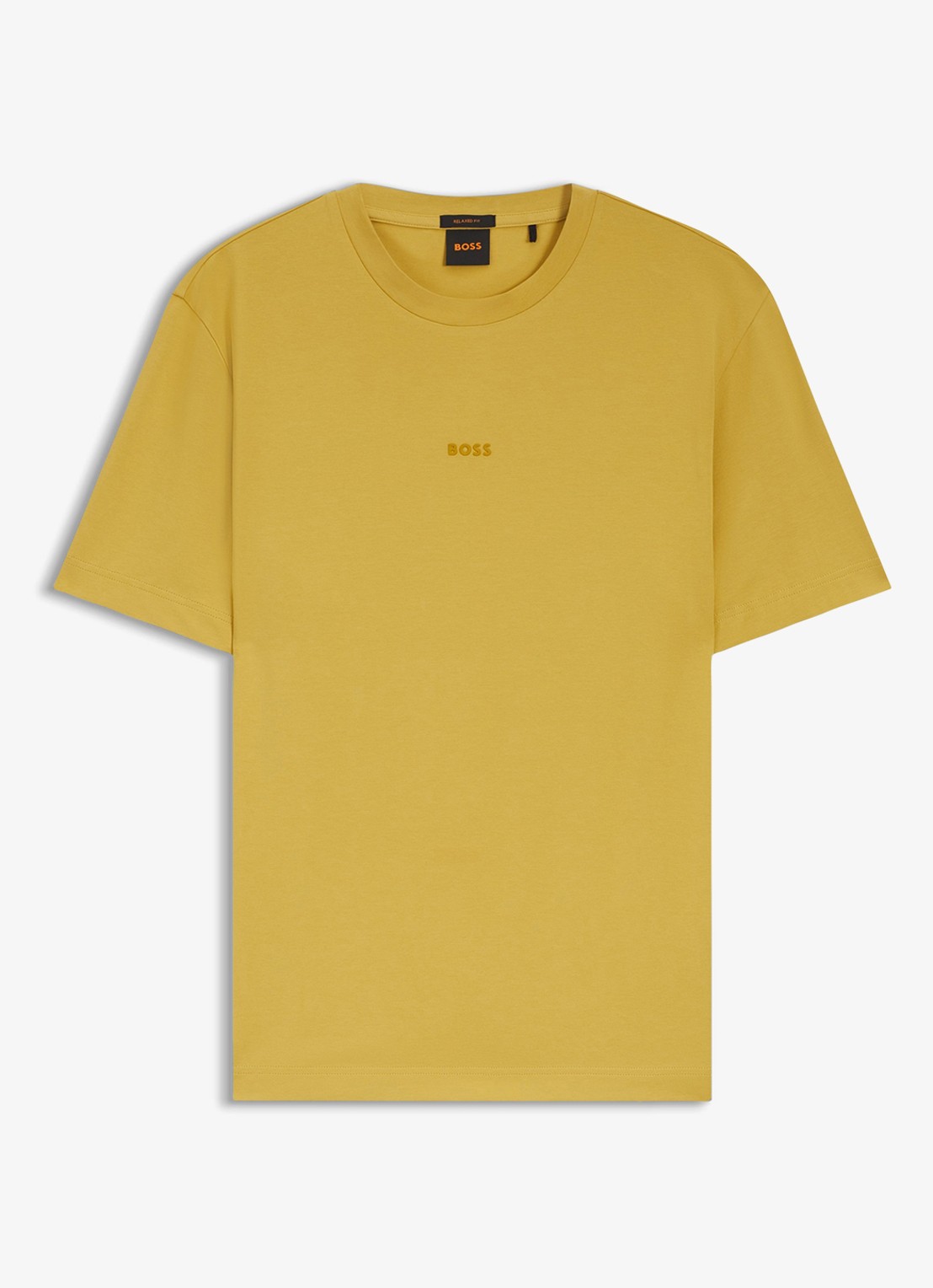 BOSS TChup T-shirt met logo - voorkant medium yellow-721 / geel