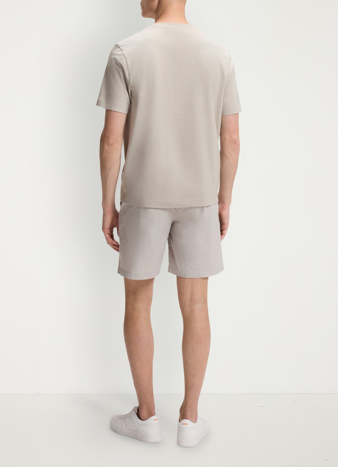 BOSS TChup T-shirt met logo - achterkant 3 open grey-070 / grijs