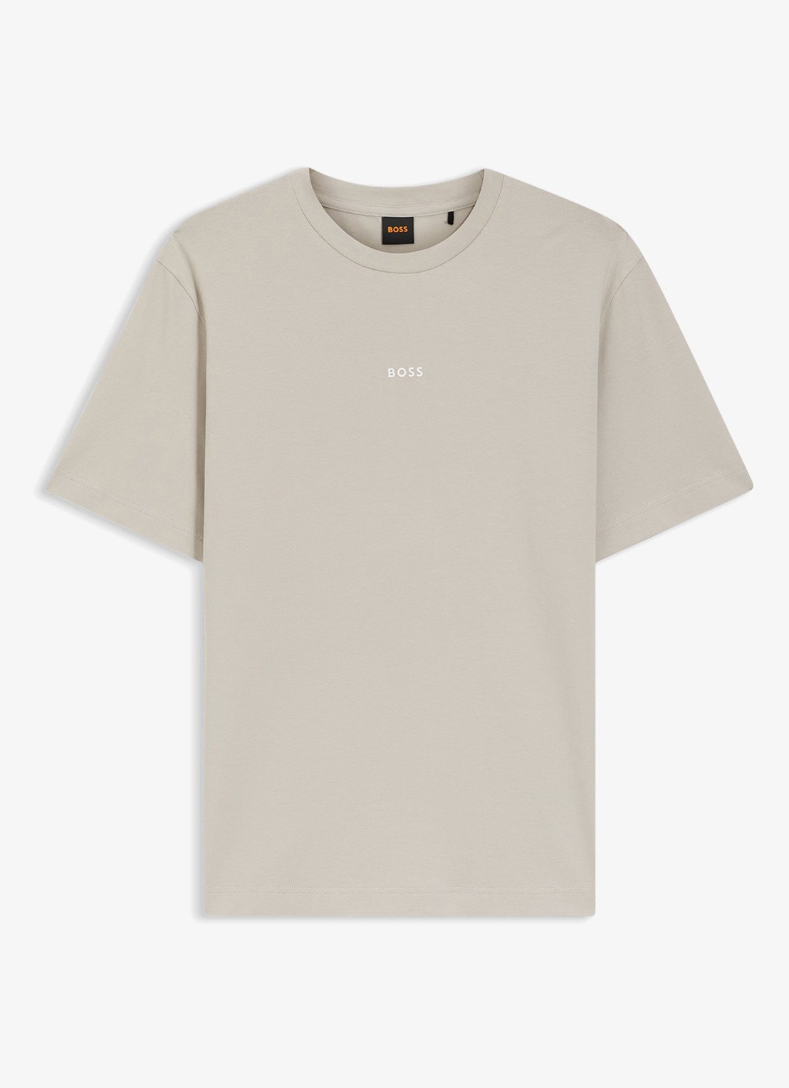 BOSS TChup T-shirt met logo - voorkant open grey-070 / grijs